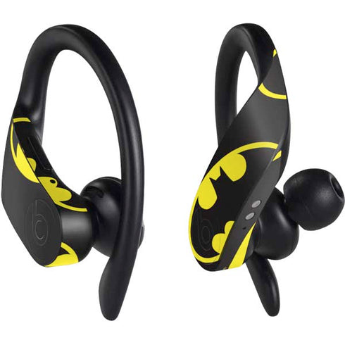 DC Comics Batman Logo Pattern PowerBeats Pro Skin
